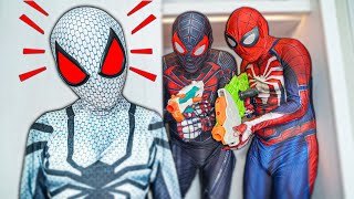 TEAM SPIDER-MAN vs BAD GUY TEAM (ALL Aciton Story 1 Hour ) NERF WAR IN REAL LIFE || SEASON 2