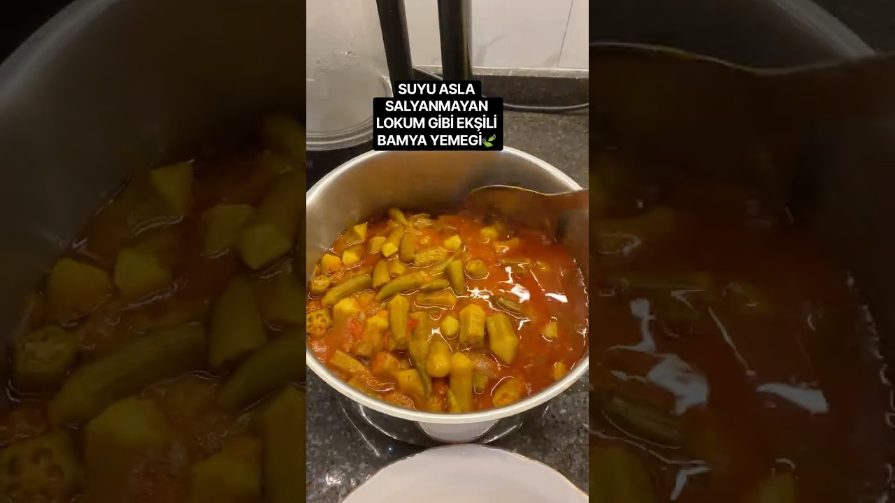 🍋 Tam kıvamında, lezzetli Bamya Yemeği | Pratik Ev Yemeği 🍋 Tam kıvamında, lezzetli Bamya Yemeği | Pratik Ev Yemeği