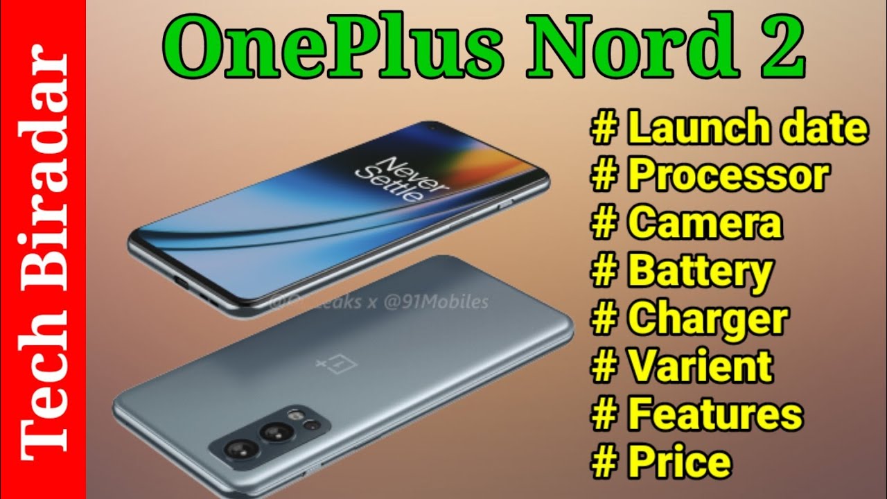 One plus nord 2 final specification Dimensity 1200 ⚡65W charger ⚡50MP tripal camera by Tech Biradar