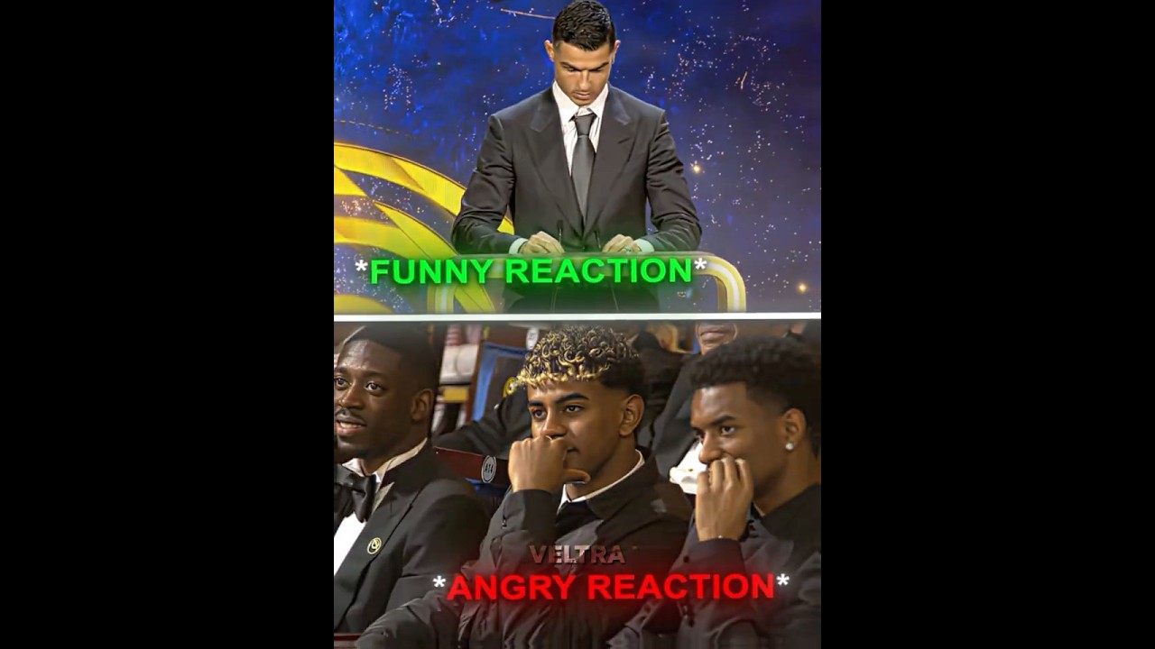 Ronaldo Teases Yamal on Stage 😂