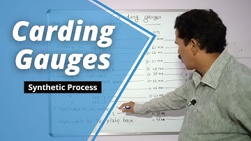 Carding Gauges  ( Synthetic )