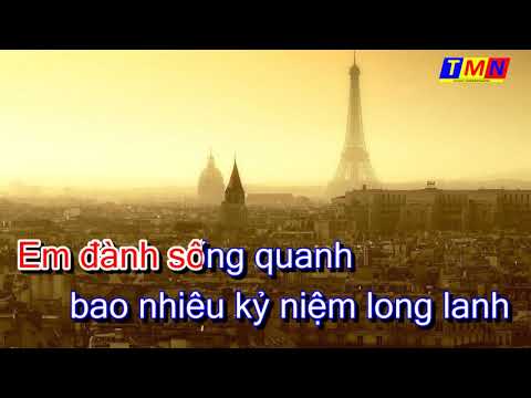 [KARAOKE] Vắng bóng người yêu – Tone Nữ (D) – Cover by TMN