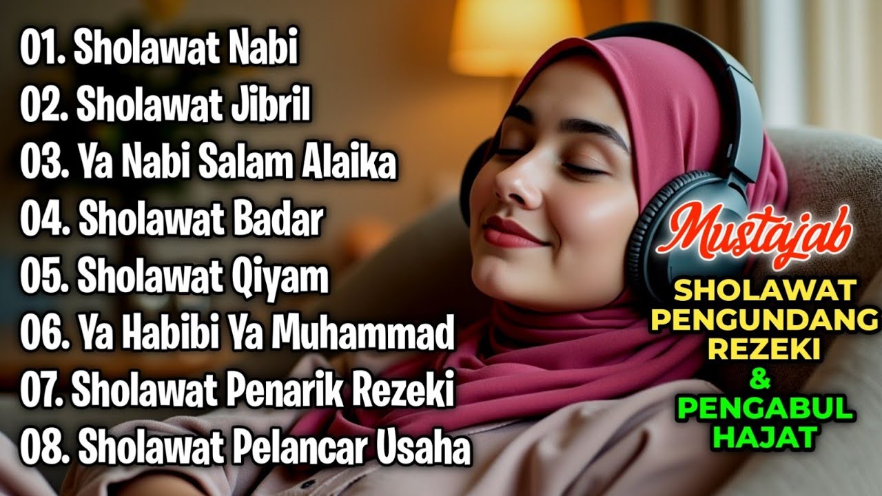 KUMPULAN SHOLAWAT VIRAL TERBARU 2025 | SHOLAWAT JIBRIL PEMBUKA REJEKI, SHOLAWAT BUSYRO, NARIYAH