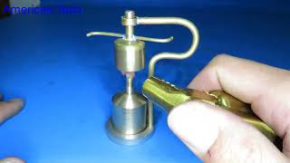 How to make mini steam engine motor with brass rod