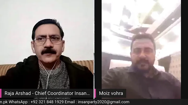 Interview With Abdul Moiz Vohra