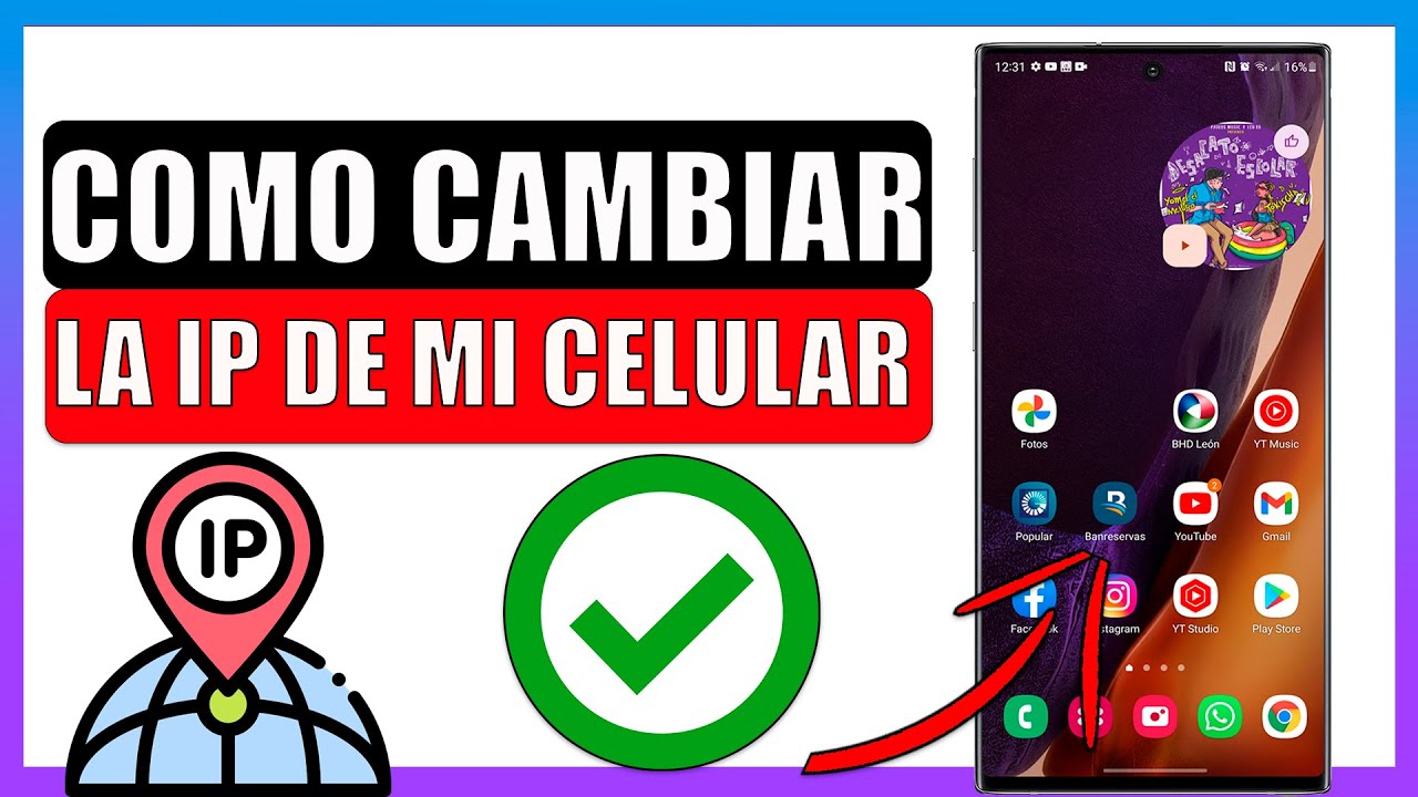 🔴Como cambiar la dirección ip de mi celular android - YouTube
