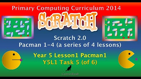 Y5L1 Pacman1 Task 5 (of 6) Scratch 2.0 Tutorial