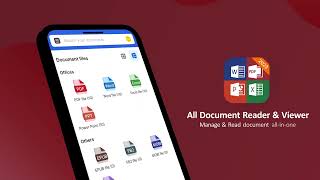 All Document Reader & Viewer   Red Theme screenshot 5