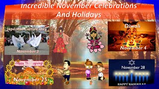 Incredible November Holidays And Celebrations Worldwide** by IM Best Reviews 11,215 views 2 years ago 9 minutes, 22 seconds