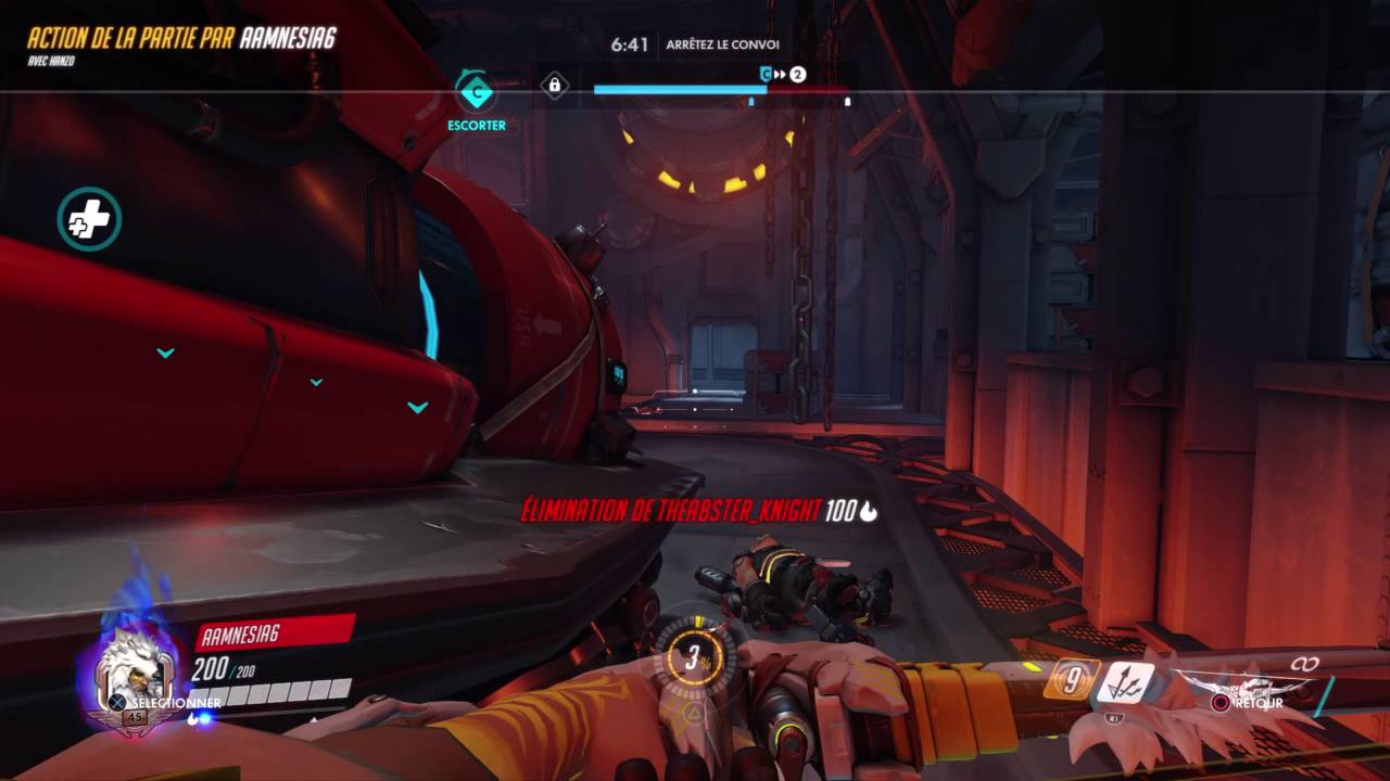 Overwatch: Origins Edition Hanzo 5 kills ulti wolf