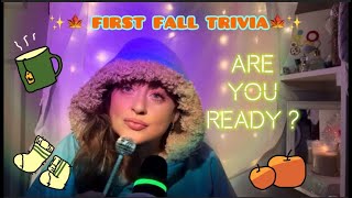 ASMR Cozy Fall Trivia 🍁 Relaxing Autumn Quiz & Soft Whispered Comfort screenshot 4