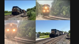 The SD40-3 Has Made It’s Return! CSX Hotshot With Do Not Hump Car! + More! 