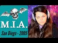 Avenged Sevenfold  "MIA" (Live in San Diego, 2005)  REACTION