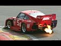 Porsche 935 Turbo Kremer K3 HUGE Flames & Sound @ Track!!