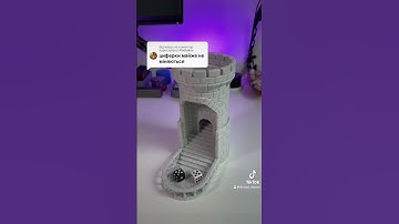 Dice Tower 🎲 #dice #dicetower #3dprint #3dprinting #asmr #boardgames