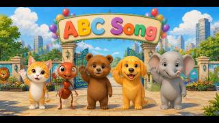 ABC Phonics Song for Kids | Learn Alphabet with Zoo Animals (3D Watercolor ) screenshot 5