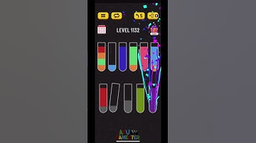 Water Sort puzzle level 1132 | AYU Gamester #shorts