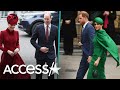 Meghan Markle & Prince Harry Awkwardly Greet Kate Middleton & Prince William