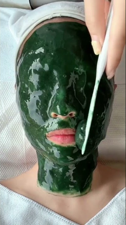 Spirulina Anti Jerawat Melembabkan Anti Retak Menenangkan Kecantikan Perawatan Kulit Wajah Masker Hydro Jelly