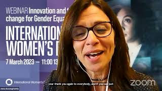 IWD 2023 Webinar: Innovation and technological change for Gender Equality