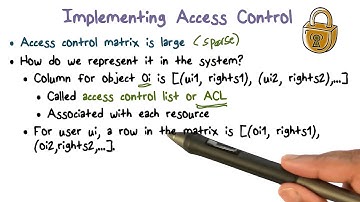 Implementing Access Control