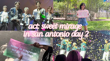 TXT CONCERT VLOG 🌷 act : sweet mirage in san antonio day 2, (almost) barricade, vip + soundcheck !