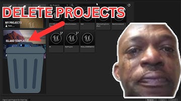 How To DELETE PROJECTS in UEFN