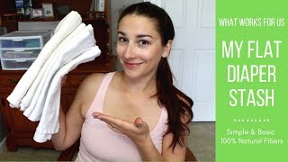 My Flat Diaper Stash : What Works for Our One Year Old Toddler