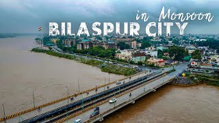 Bilaspur City in Monsoon | Arpa River | अरपा नदी | Epic Drone Views [4K]