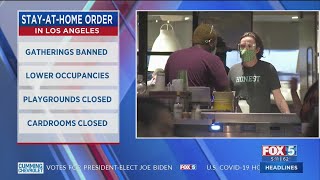 Los Angeles Issues Stay-Home Order As Virus Surges