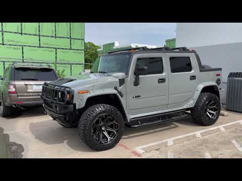 2007 Hummer H2 SUT - Destroyer Gray Edition with Black Ops package.