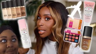 15 Minute Airplane Beat! Makeup For The Plane Tutorial | Jackie Aina