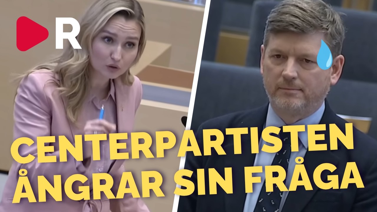 Se när Ebba Busch tillrättavisar centerpartisten om elpriserna