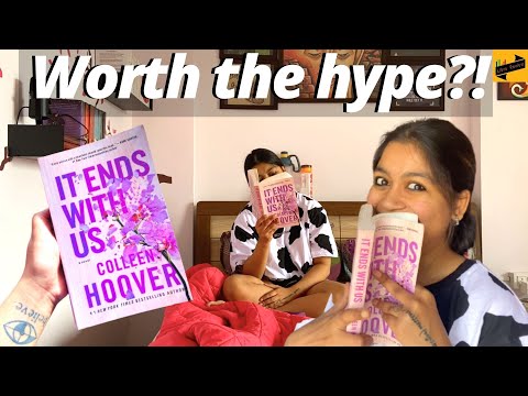 Reading Vlog of It Ends With Us by Colleen Hoover - Is it worth the hype?| my reaction |Libro Review
