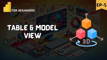 Table and model view   🗂️ || Power BI for Beginners || Project Maker