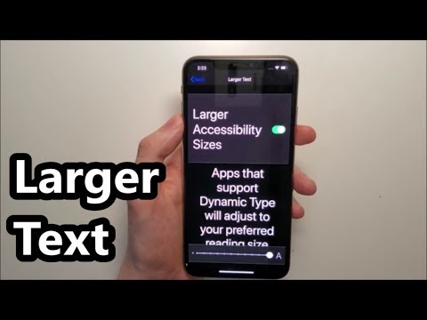 How to Make Text Larger on iPhone XS (iOS 13)