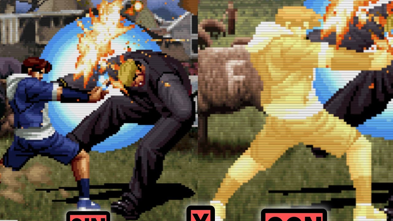 El oculto de Kensou baja ¿mucho o poco? en KOF 2002