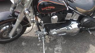 UK Harley softail Billet forward controls CNC polished no flaky chrome 01773835666 Custom Cruisers