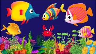 Calming Undersea Animation Baby Lullaby, Soothing fishes🐟Baby Sleep Music #fishlullaby #lullaby #414
