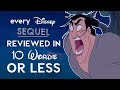 Every Bad Disney Sequel Reviewed in 10 Words or Less!