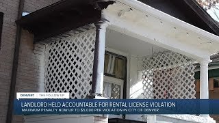 Landlord held accountable for rental license violation
