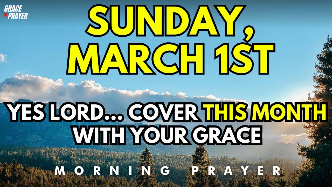 Yes Lord, I place this month of March in Your hands… bless it before I even step into it.