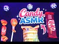 ASMR Satisfying Candy Unwrapping 🍭 Rainbow Lollipops &amp; Chocolate