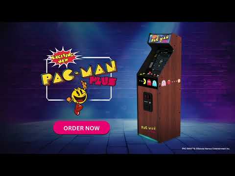 Limited Edition PAC-MAN Plus Deluxe Arcade Machine: Retro Gaming with a Modern Twist! 🕹️
