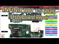 INFINIX HOT 10s (x689) Usb Board Repair Solution Diagram