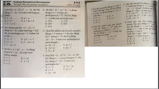 Pembahasan Latihan Suku Banyak EK buku Paket PKS matematika Peminatan Kelas XI