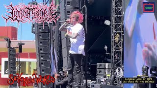 Lorna Shore FULL SET Live 4/27/2024 Sick New World Festival Las Vegas,NV 60fps *FRONT ROW*