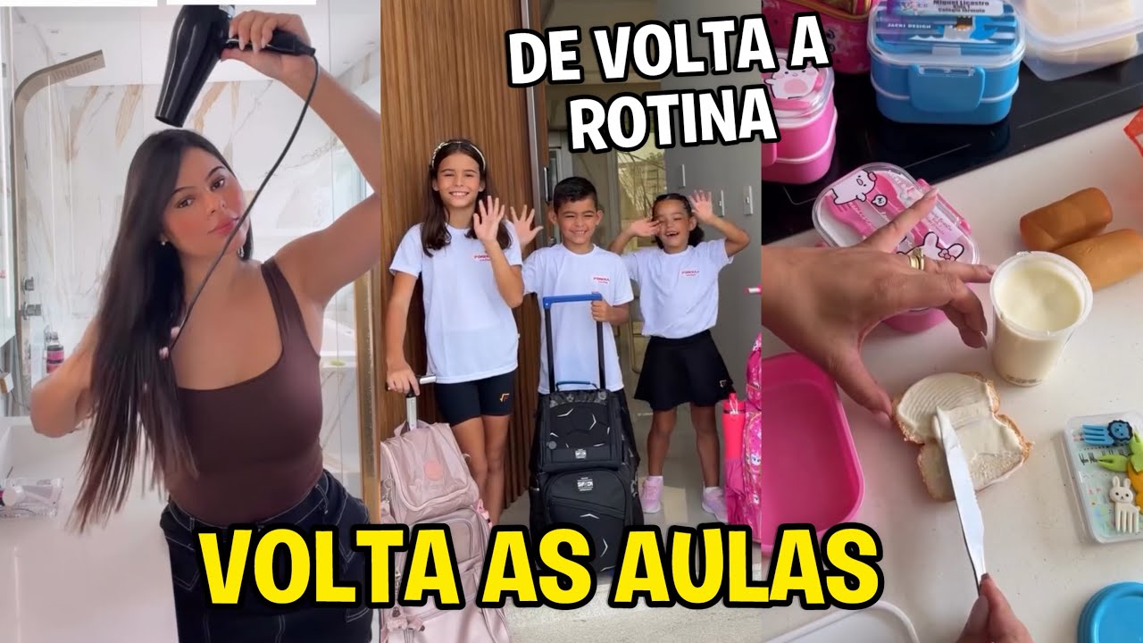 OS FILHOS DA ANNY RETORNARAM AS AULAS+ MUDARAM DE ESCOLA