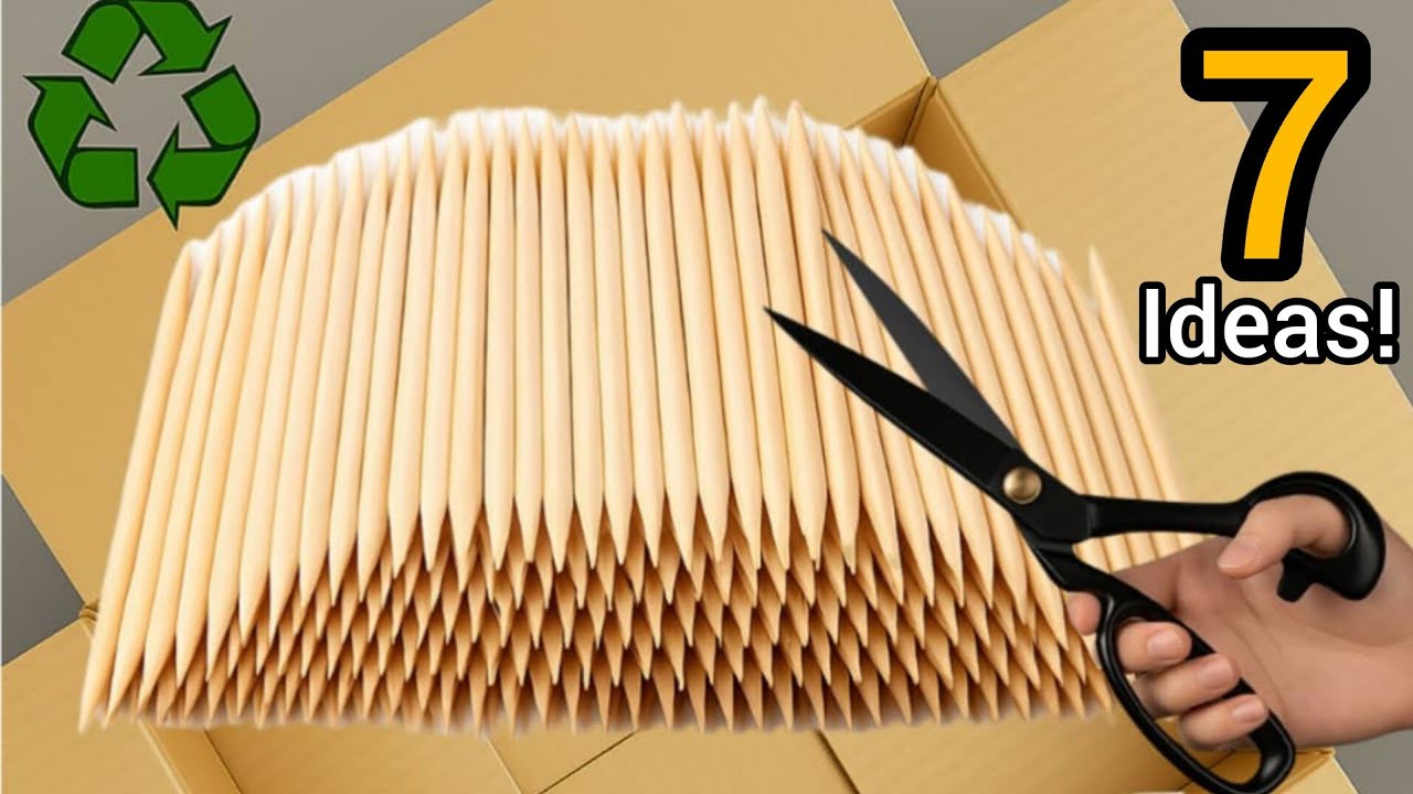 7 невероятных идей с деревянными шпажками, которых вы никогда раньше не видели / Супергениальная ...
