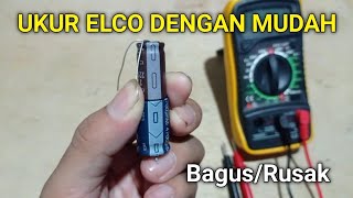 Cara mengukur elco dengan multimeter digital